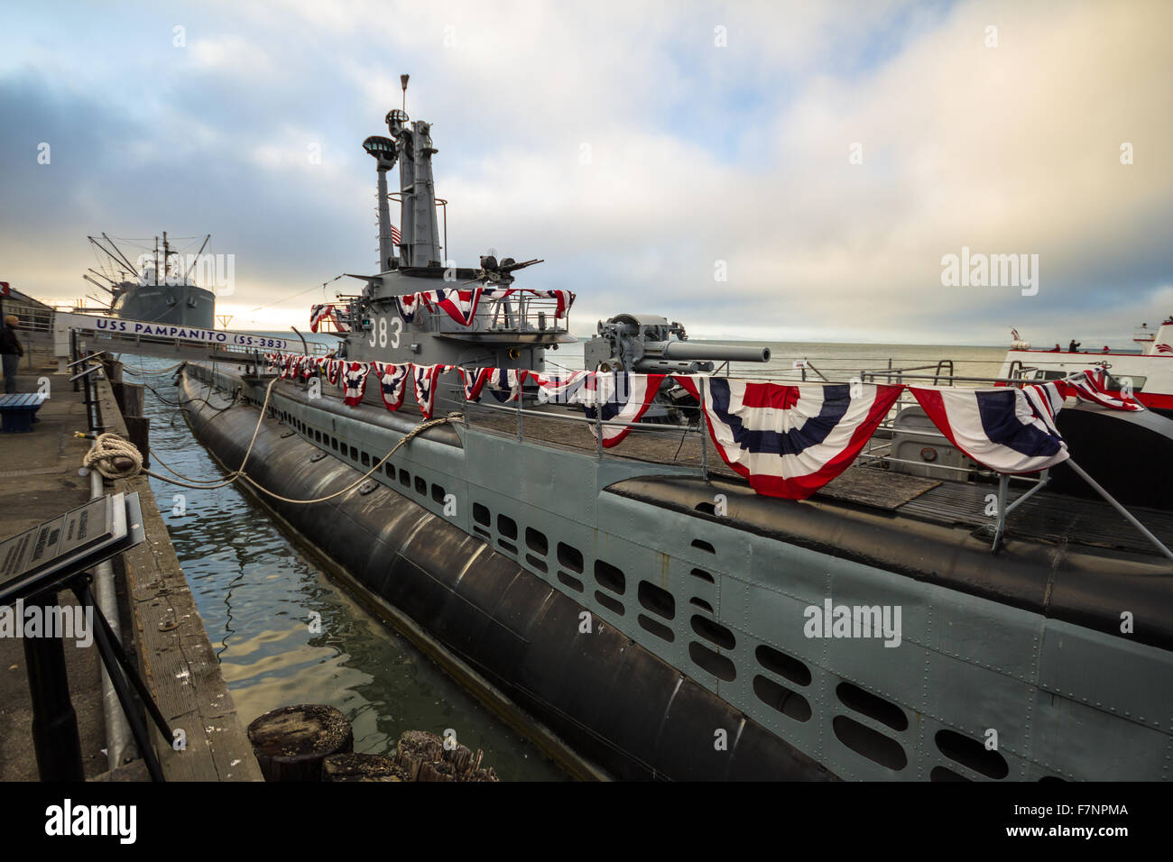 USS Pampanito Museum in San Francisco Stockfoto