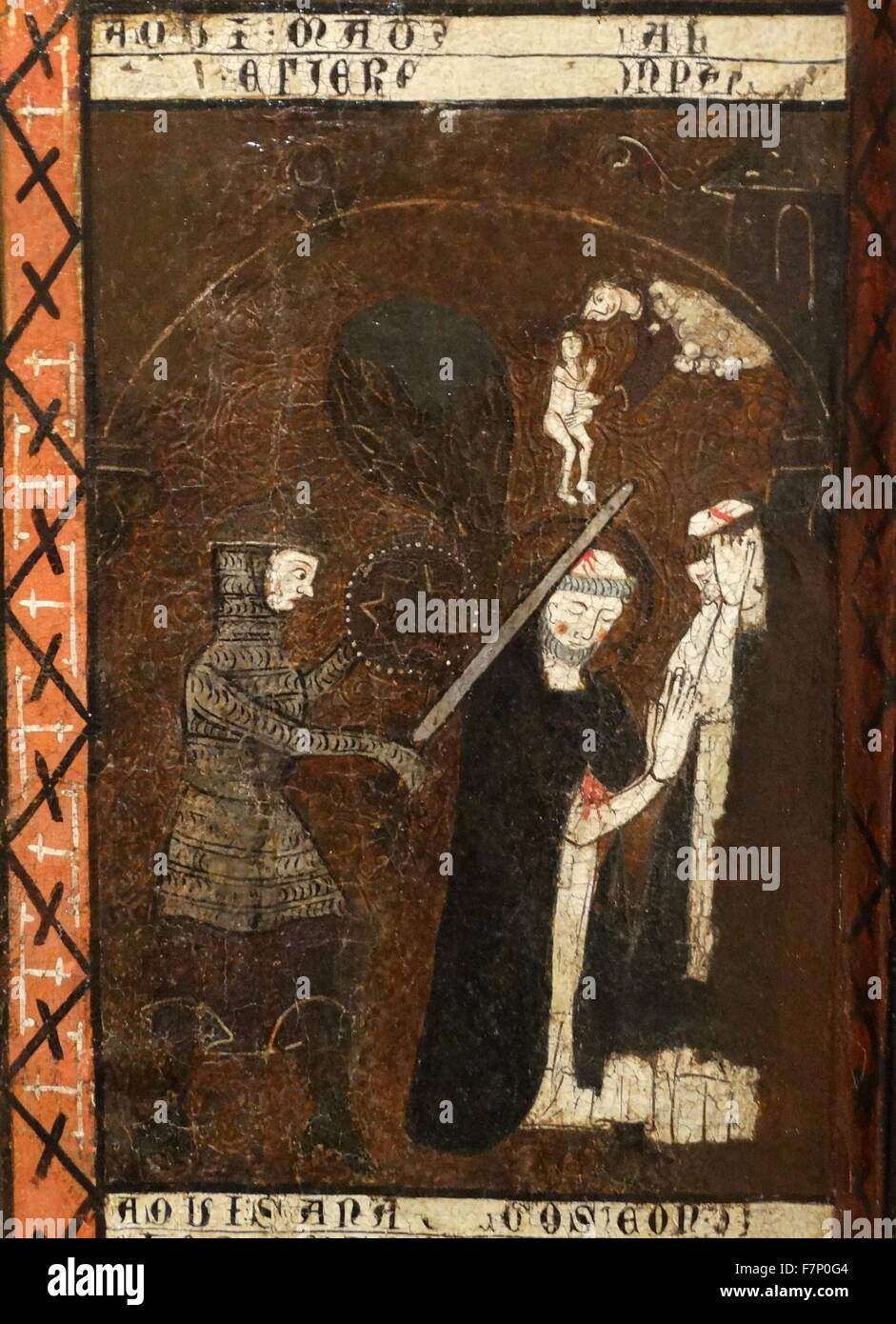 Altar der St. Peter Martyr von anonym. Vom 10. Jahrhundert Stockfoto