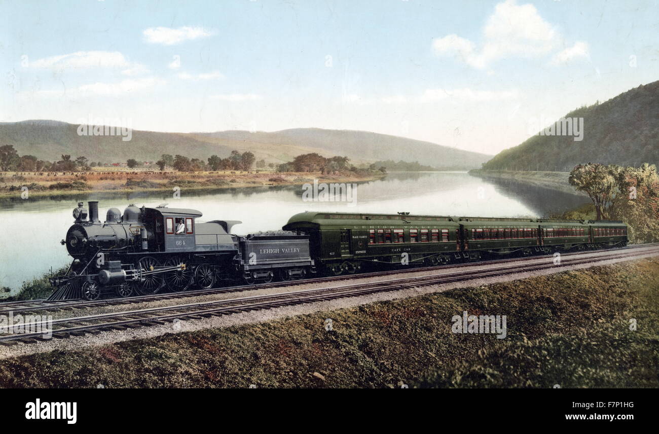 Black Diamond Express, [Lehigh Valley Railroad], Pennsylvania Stockfoto