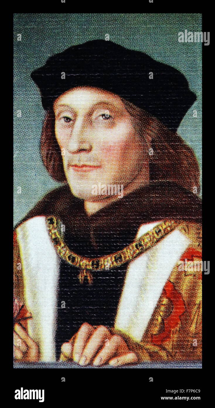 Heinrich VII. (1457-1509) erste Tudor König von England von 1485; besiegt Richard III auf Bosworth Field. Stockfoto