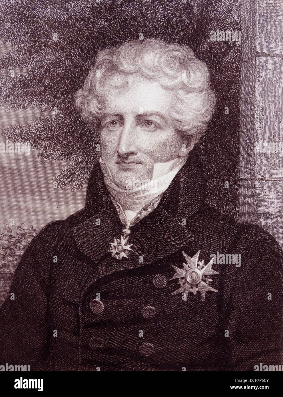 Georges Leopold Cuvier, Baron Cuvier 1769-1832 Stockfoto