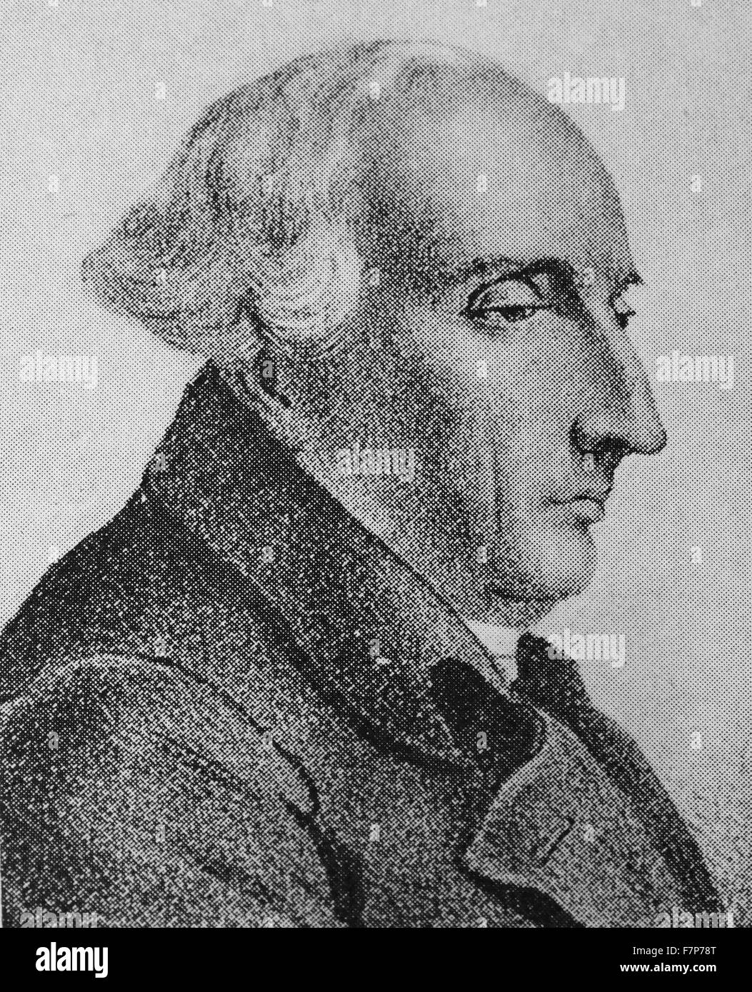 Lagrange, Joseph Louis de Comte (1736-1813) Stockfoto