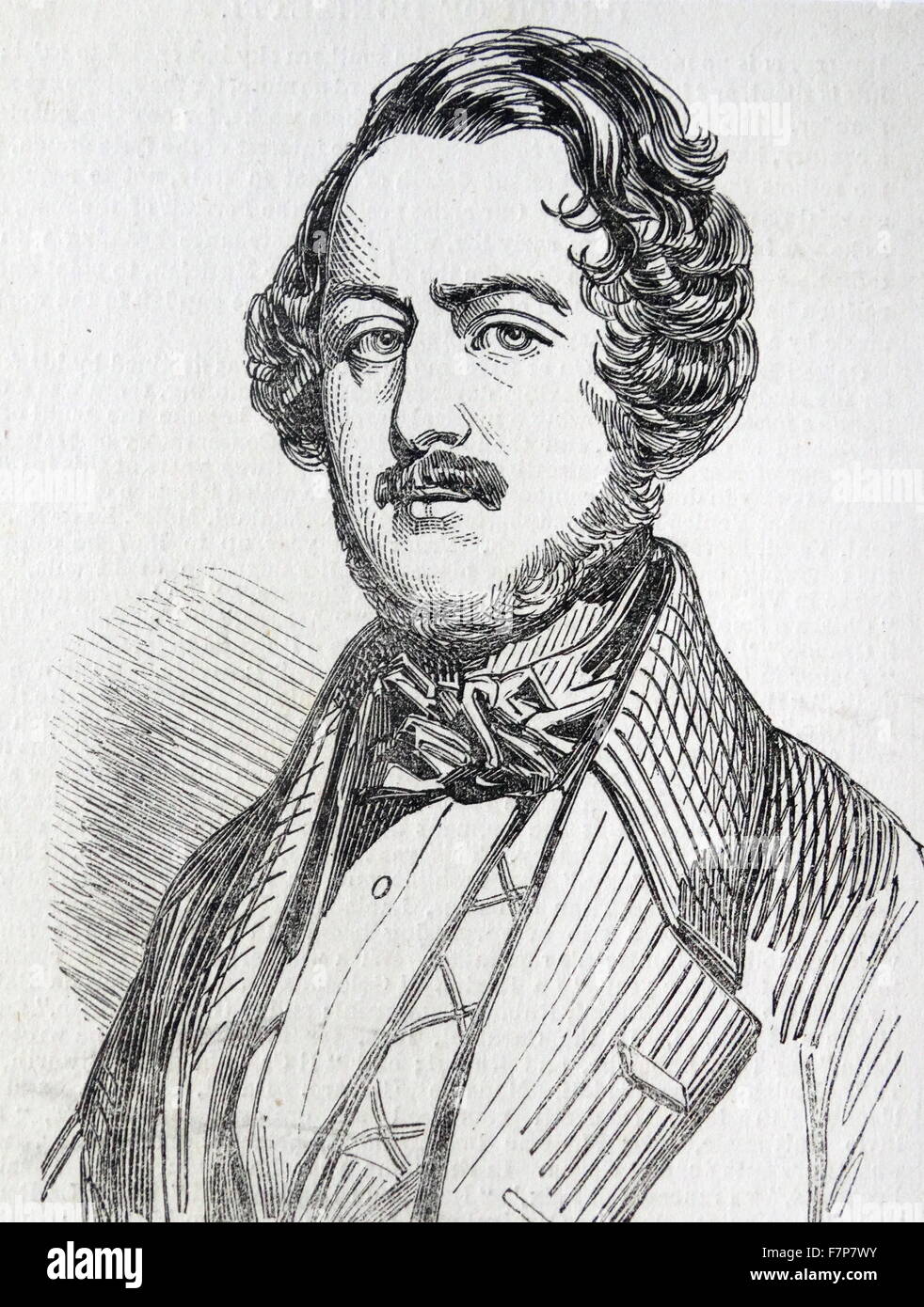Gaetano Donizetti 1797-1848. Italienischer Komponist Stockfoto