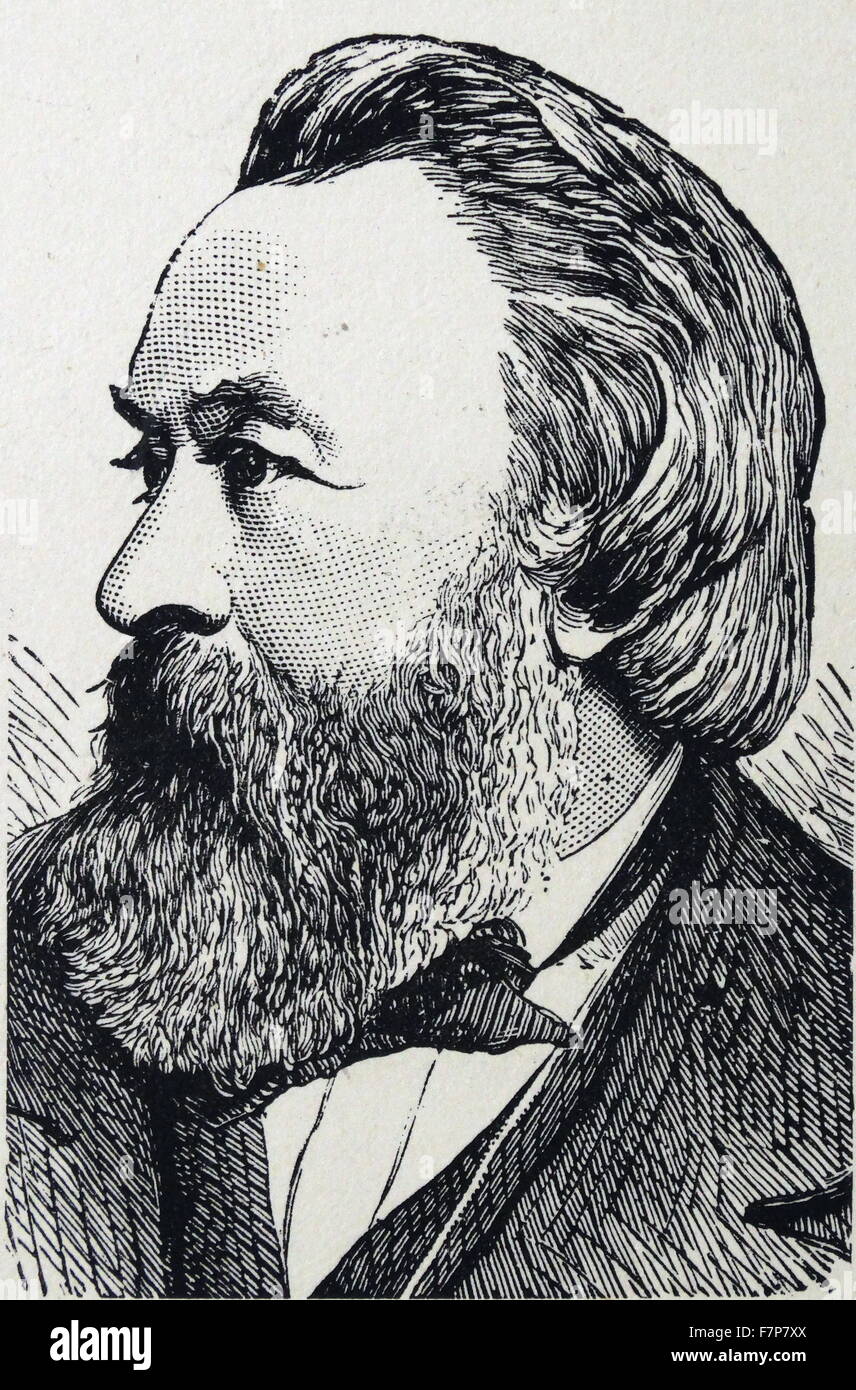Owen Jones (15. Februar 1809 19. April 1874) war ein englischer Architekt. Er wurde am meisten bekannt für zukunftsweisende moderne Farbenlehre. Stockfoto