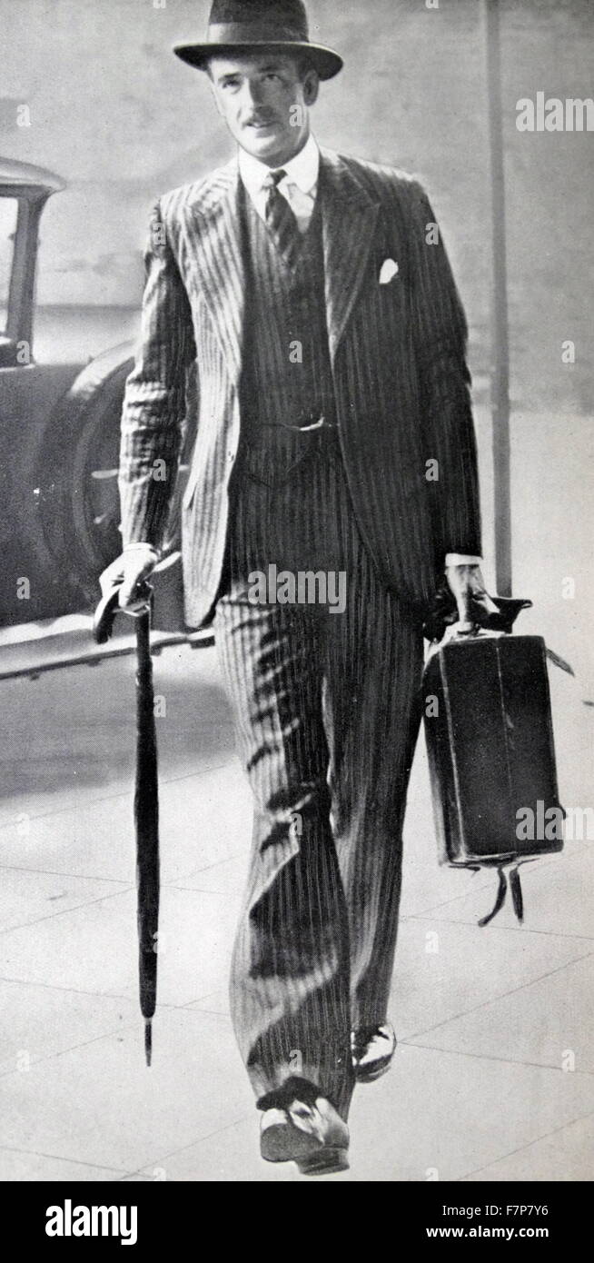 Anthony Eden 11. März 1935 Stockfoto