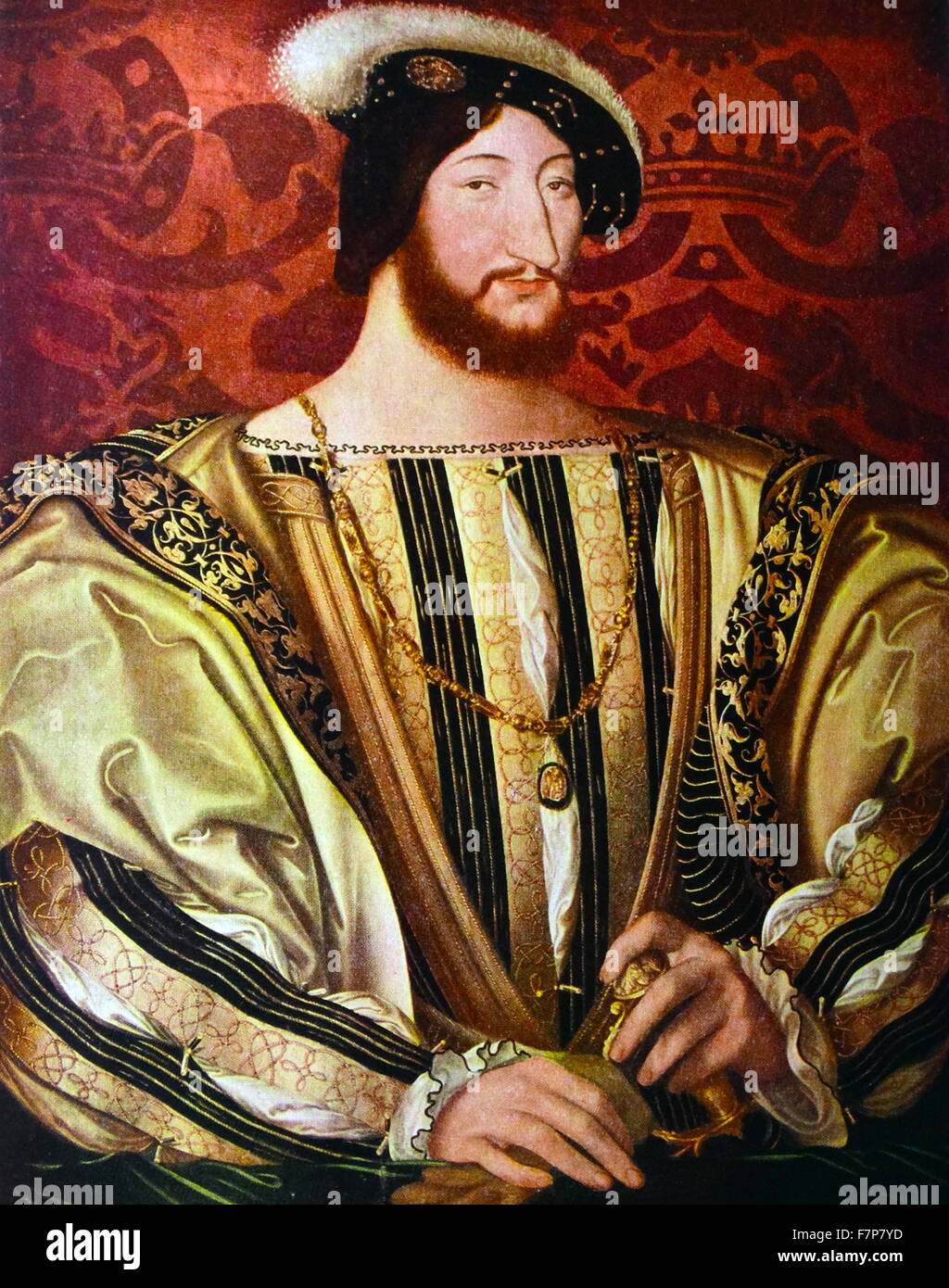 Franz i. (1494-1547) von Jean Clouet Stockfoto