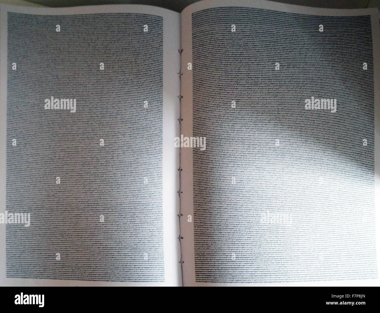 Das menschliche Genom ist die Gesamtheit der Nukleinsäure-Sequenz für den Menschen (Homo Sapiens), innerhalb der 23 Chromosomenpaare im Zellkern und in einem kleinen DNA-Molekül gefunden in einzelne Mitochondrien als DNA codiert. Datierte 2015 Stockfoto Das menschliche Genom ist die Gesamtheit der Nukleinsäure-Sequenz für den Menschen (Homo Sapiens), innerhalb der 23 Chromosomenpaare im Zellkern und in einem kleinen DNA-Molekül gefunden in einzelne Mitochondrien als DNA codiert. Datierte 2015 Stockfoto