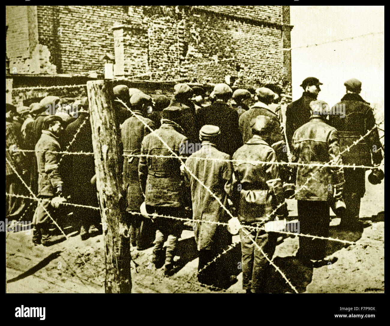 Frühe Konzentrationslager für politische Gefangenen der NS-Bundesregierung Deutschland 1938. Stockfoto