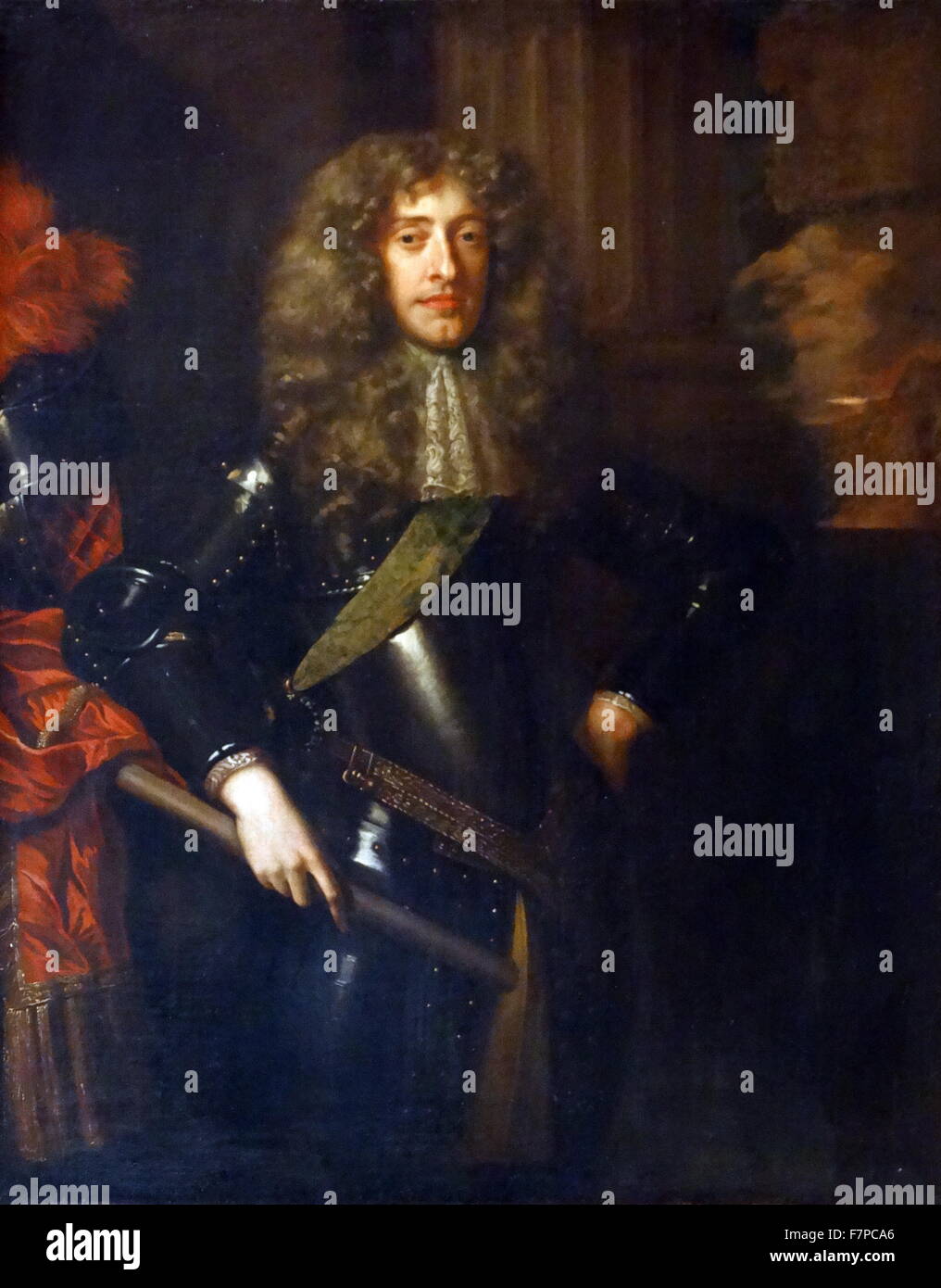 Porträt von König James II (1633-1701) König von England und Irland als James II. und König von Schottland als James VII. Vom 17. Jahrhundert Stockfoto