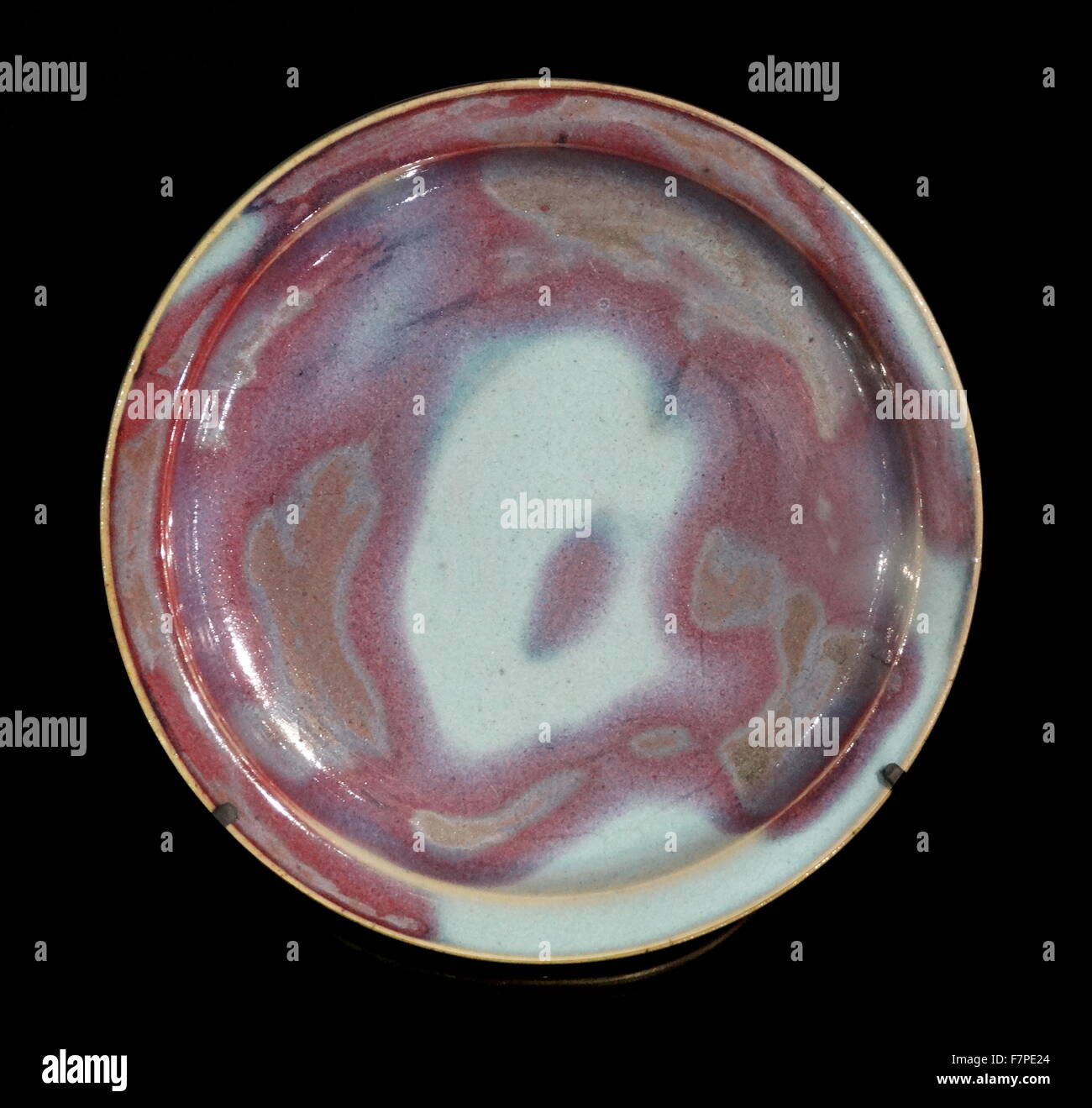 Jun-Ware, eine Art von chinesischen Celadon, nördlichen Song bis Qing-Dynastie. Vom 10. Jahrhundert Stockfoto