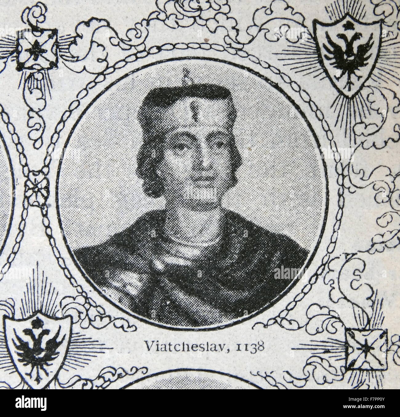 Wjatscheslaw Wladimirowitsch (1083 – 1154), Fürst von Smolensk (1113 – 1125) und Großfürst von Kiew (1139, 1151-1154). Stockfoto