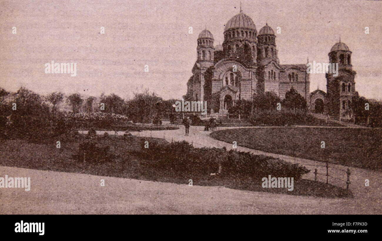 Kathedrale in Riga, Lettland, Russland 1910 Stockfoto
