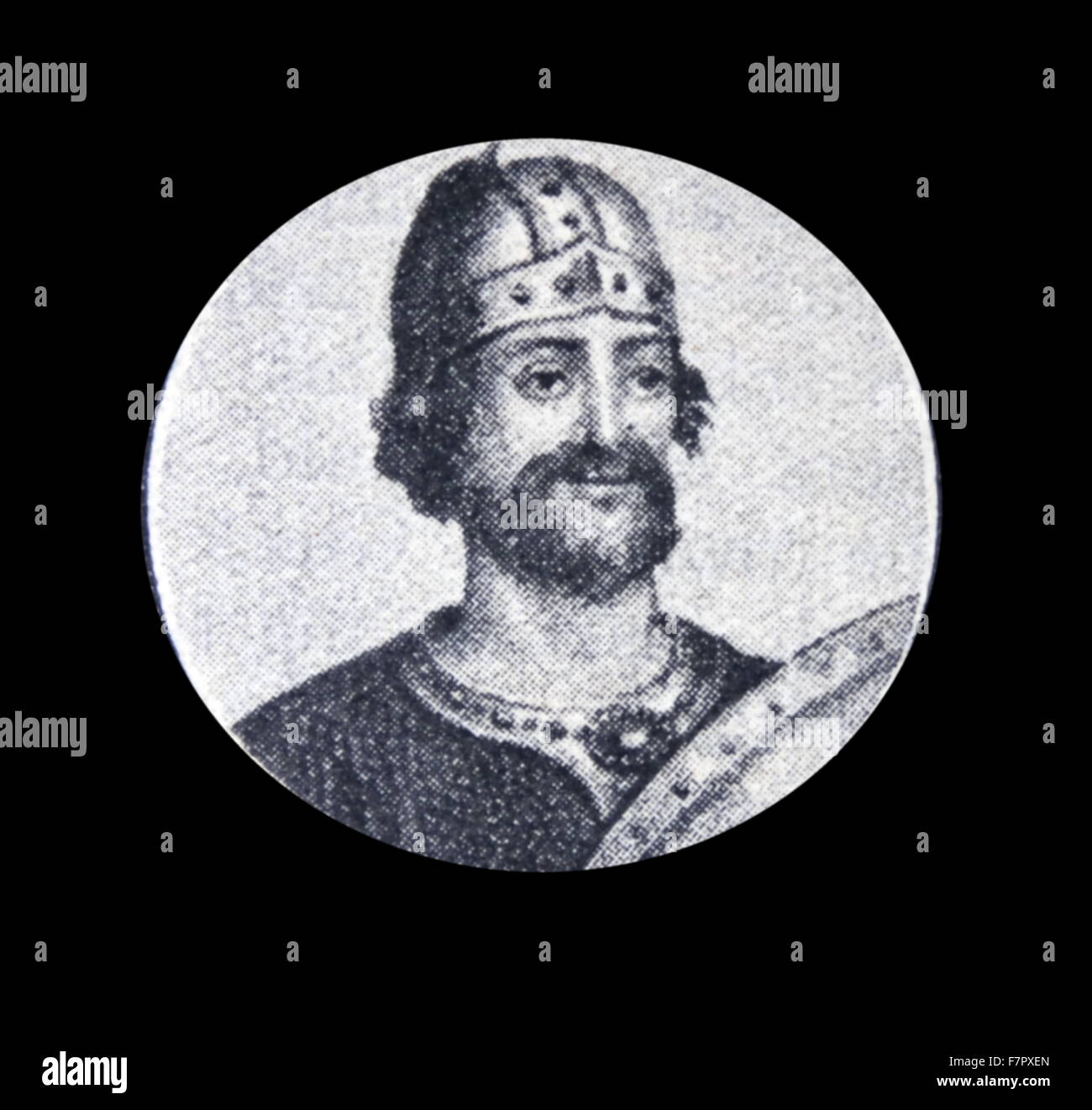 Iziaslav II Mstislavich (c. 1096 –1154), Großfürst von Kiew Stockfoto