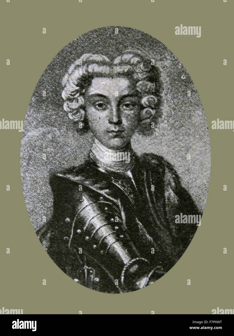 Peter II. Alexejewitsch (???. II???, Pjotr II Alexejewitsch) (1715 – 1730) regierte als Kaiser von Russland von 1727 bis zu seinem Tod. Stockfoto