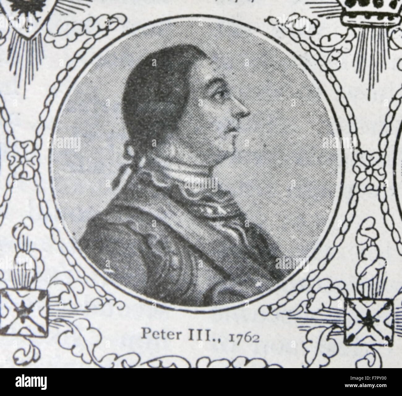 Peter III. (1728 – 1762) (Pyotr III Fyodorovich) Kaiser von Rußland für sechs Monate im Jahr 1762 Stockfoto