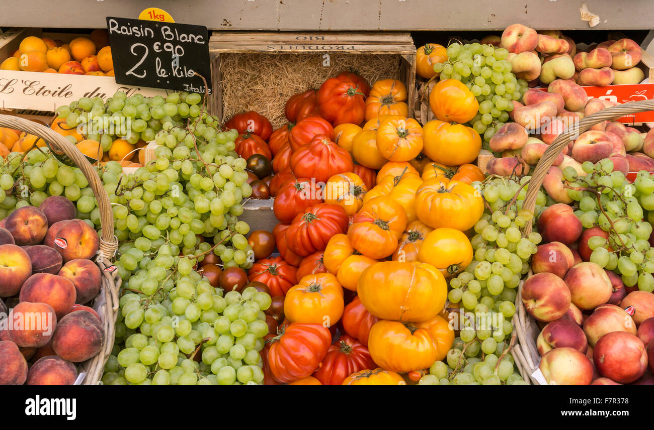 Früchte, Tomaten, Aix En Provence, Provence, Frankreich Stockfoto