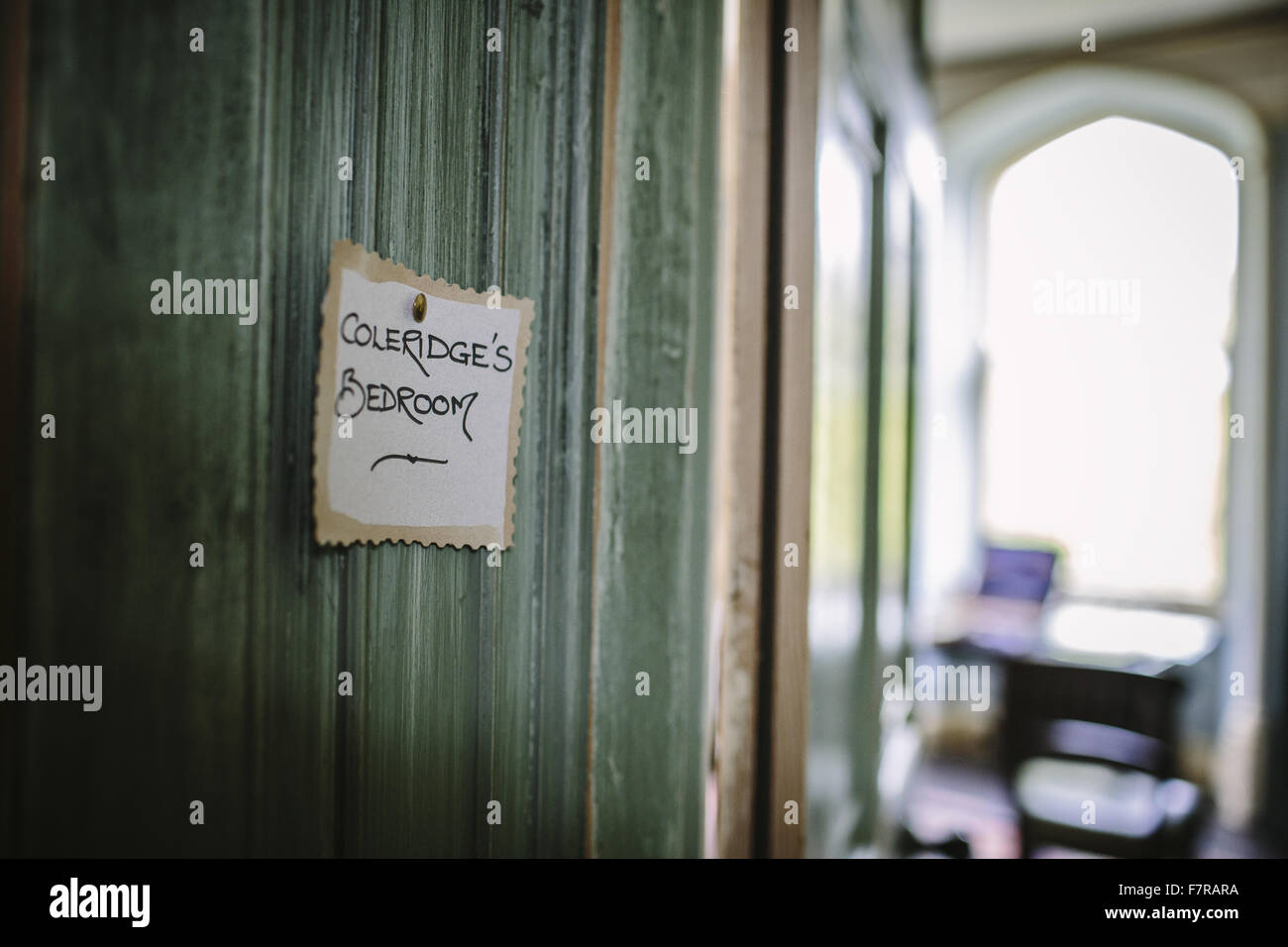Handschriftliche Zeichen für "Coleridge Schlafzimmer" bei Allan Bank