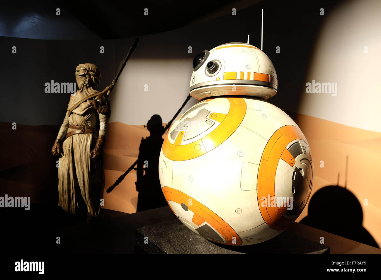 Lucca Comics & Games Festival 2015 mit: BB-8, wo Rey: Lucca, Italien bei: 31. Oktober 2015 Stockfoto