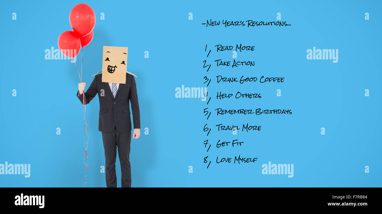 Zusammengesetztes Bild der anonymen Unternehmer Stockfoto