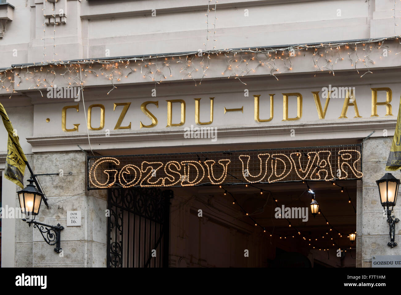 GozsduHöfe Gozsdu Udva Zwischen Király u.13 Und Dob u.16, Budapest