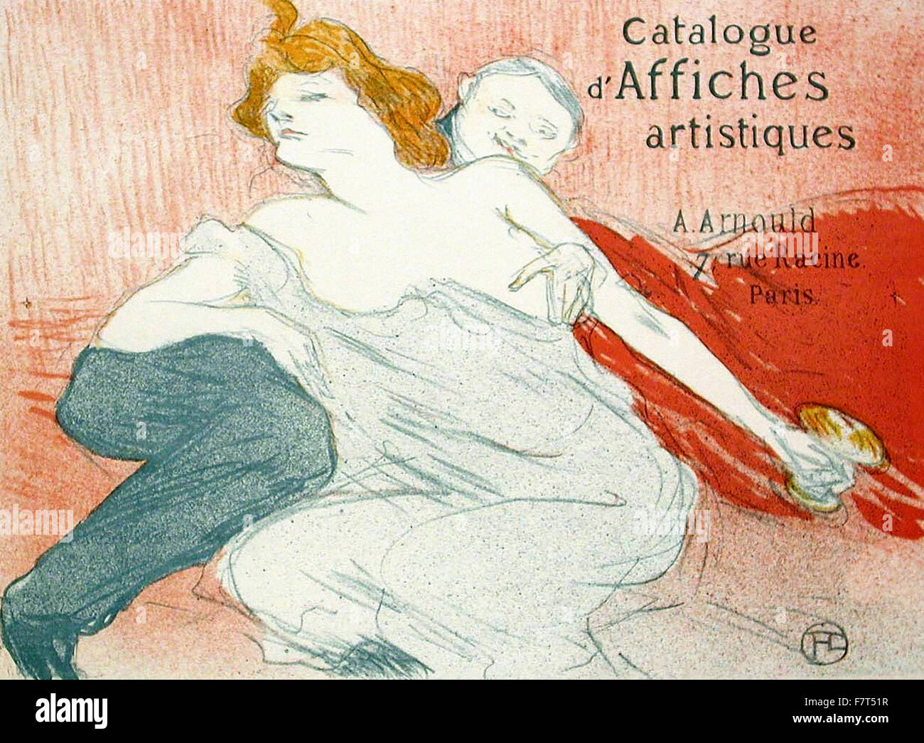 Henri de Toulouse-Lautrec-Debauché Stockfoto