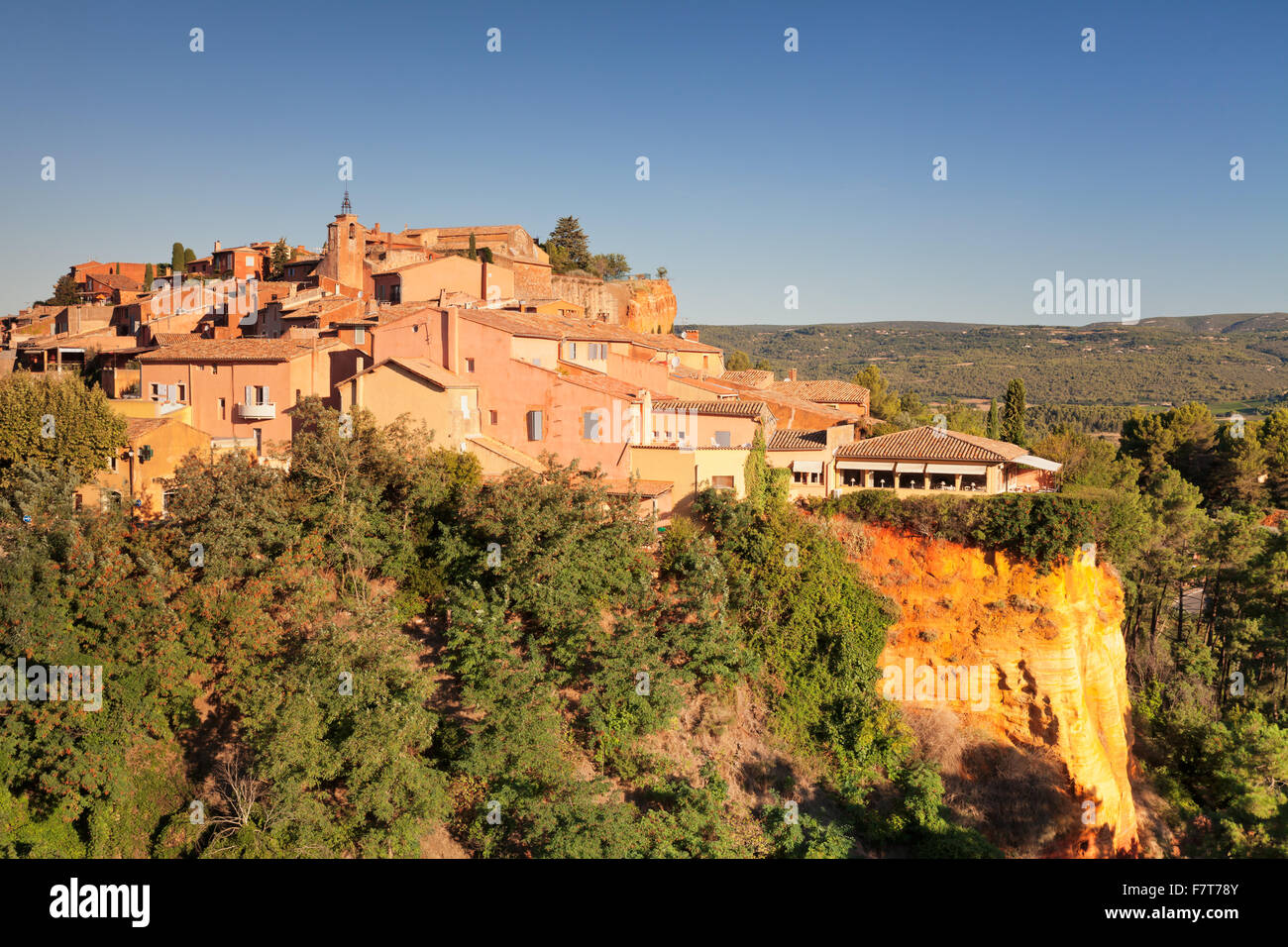 Roussillon, Provence, Provence-Alpes-Cote d &#39; Azur, Südfrankreich, Frankreich Stockfoto