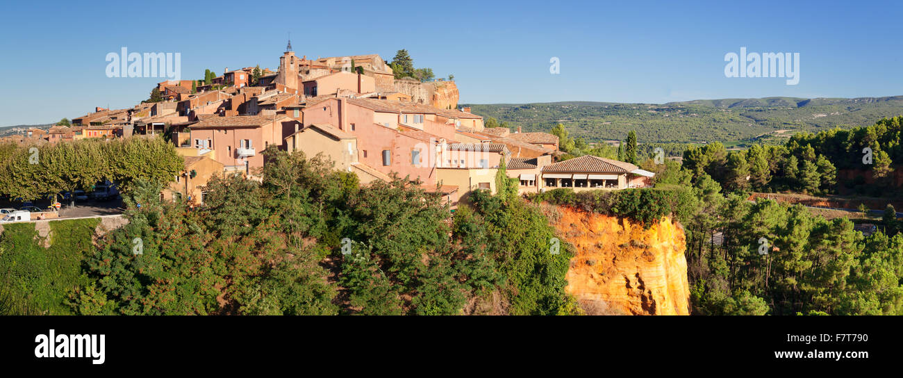 Roussillon, Provence, Provence-Alpes-Cote d &#39; Azur, Südfrankreich, Frankreich Stockfoto