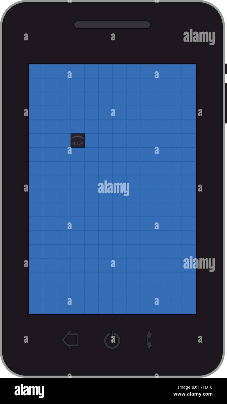 Handy bildschirm defekt Stock-Vektorgrafiken kaufen - Alamy
