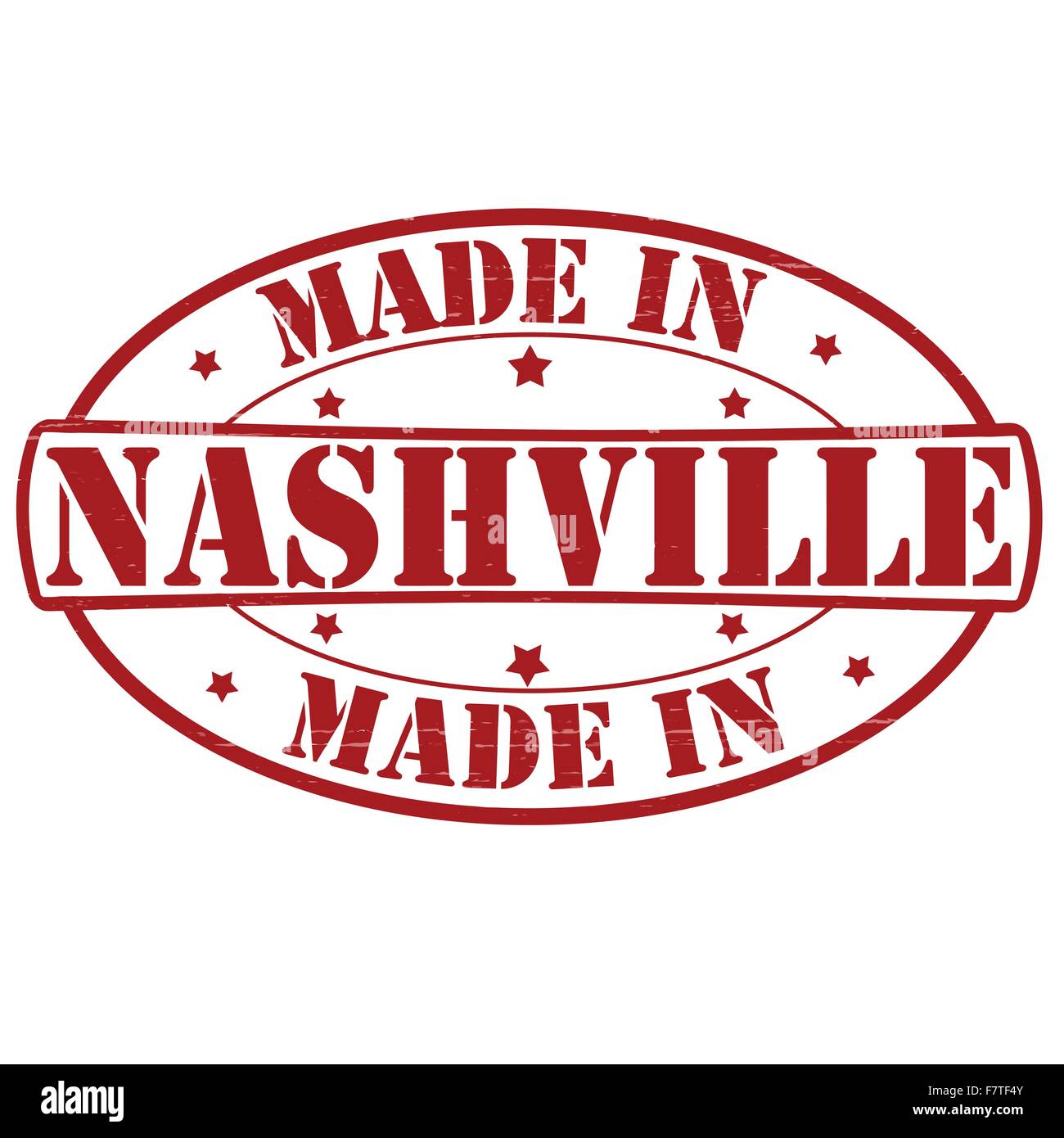 Made in Nashville Stock Vektor