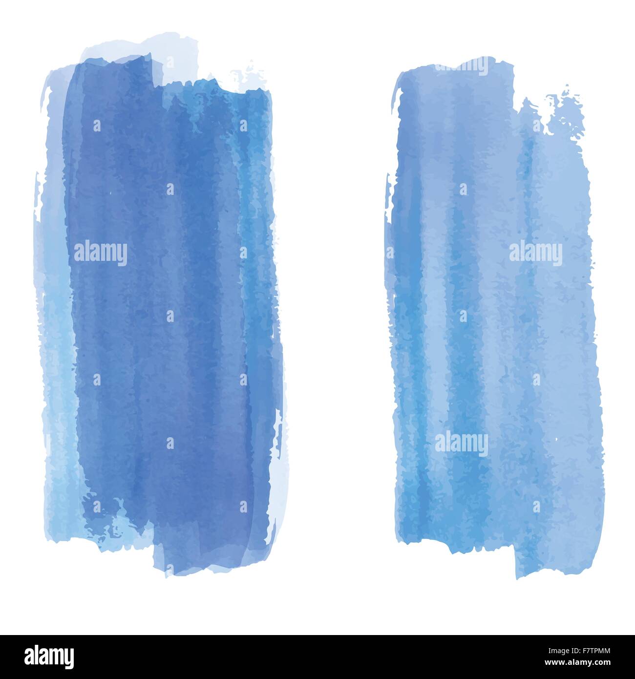 Blauen Aquarell Hintergrund Banner für Ihr Design. Stock Vektor