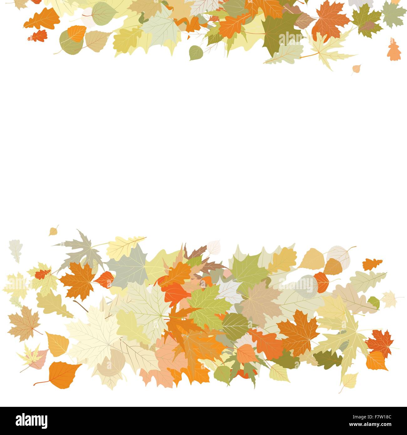 Herbst-Design mit Blätter. EPS 8 Stock Vektor