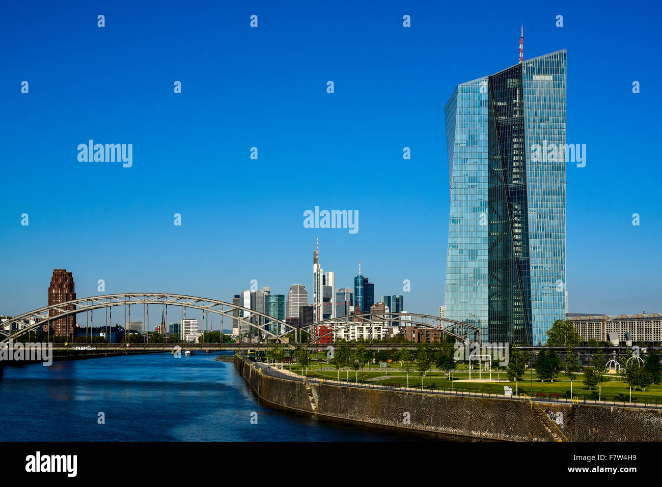 EZB, Europäische Zentralbank, Frankfurt am Main, Deutschland Stockfoto