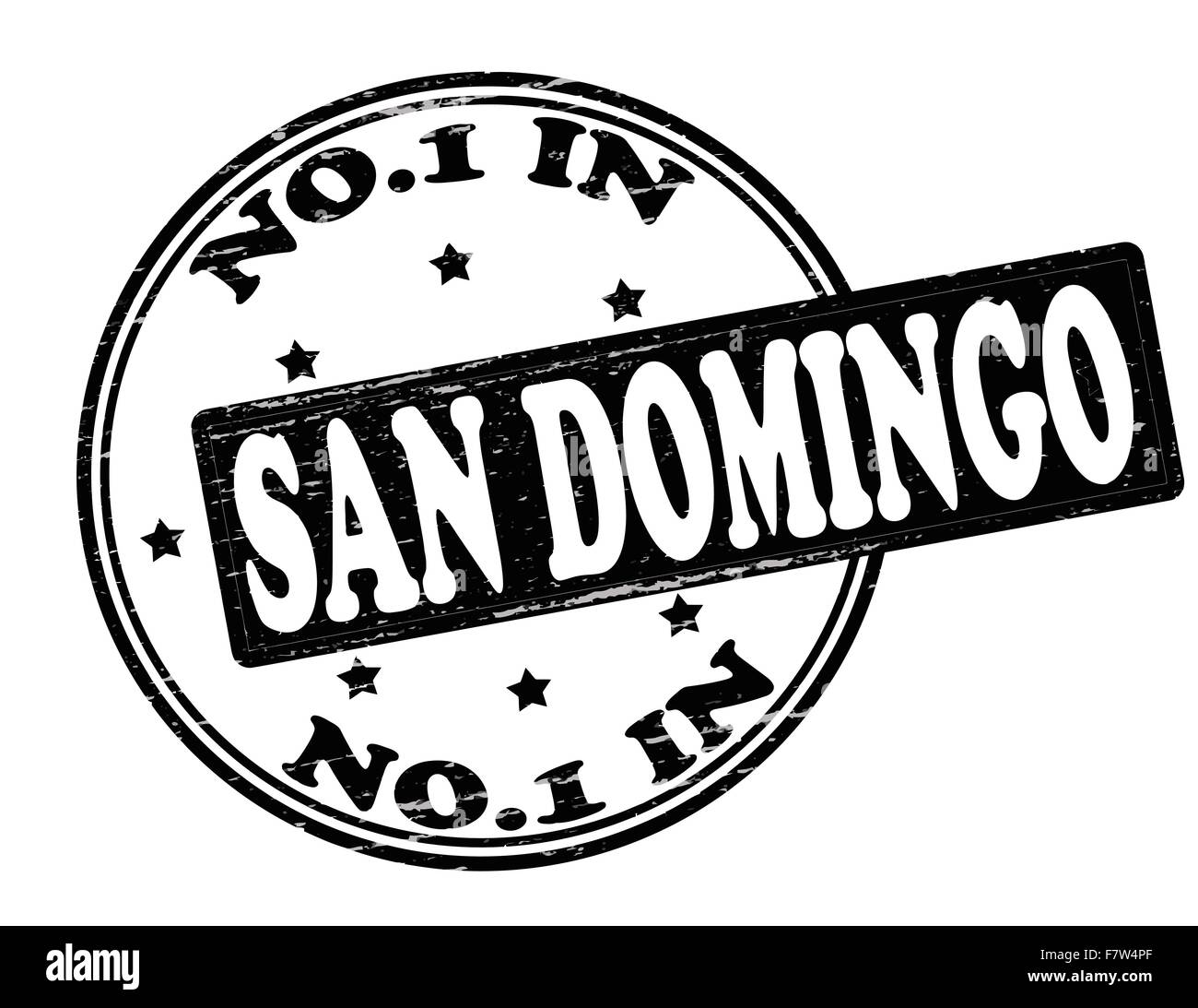 Niemand in San Domingo Stock Vektor