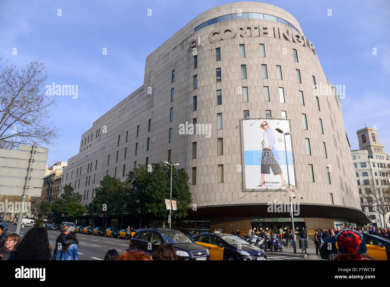 El Corte Ingles Kaufhaus, Barcelona, Spanien Stockfoto