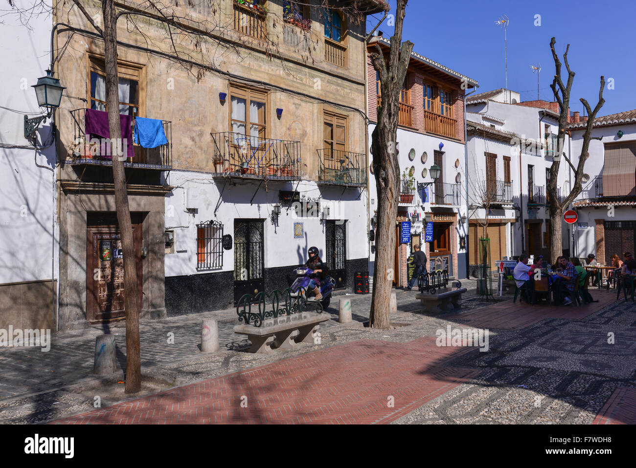 Albaicín, Granada, Spanien Stockfoto