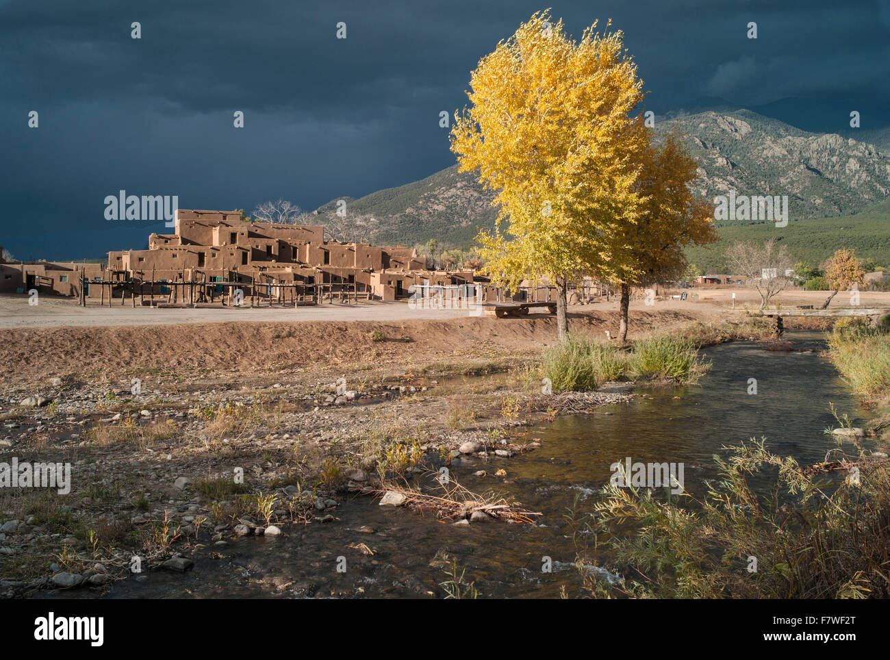 USA, New Mexico, Taos Pueblo Stockfoto