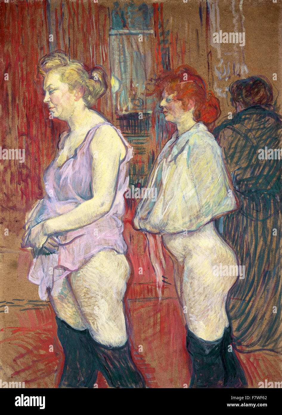 Henri de Toulouse-Lautrec-Rue des Moulins, 1894 Stockfoto