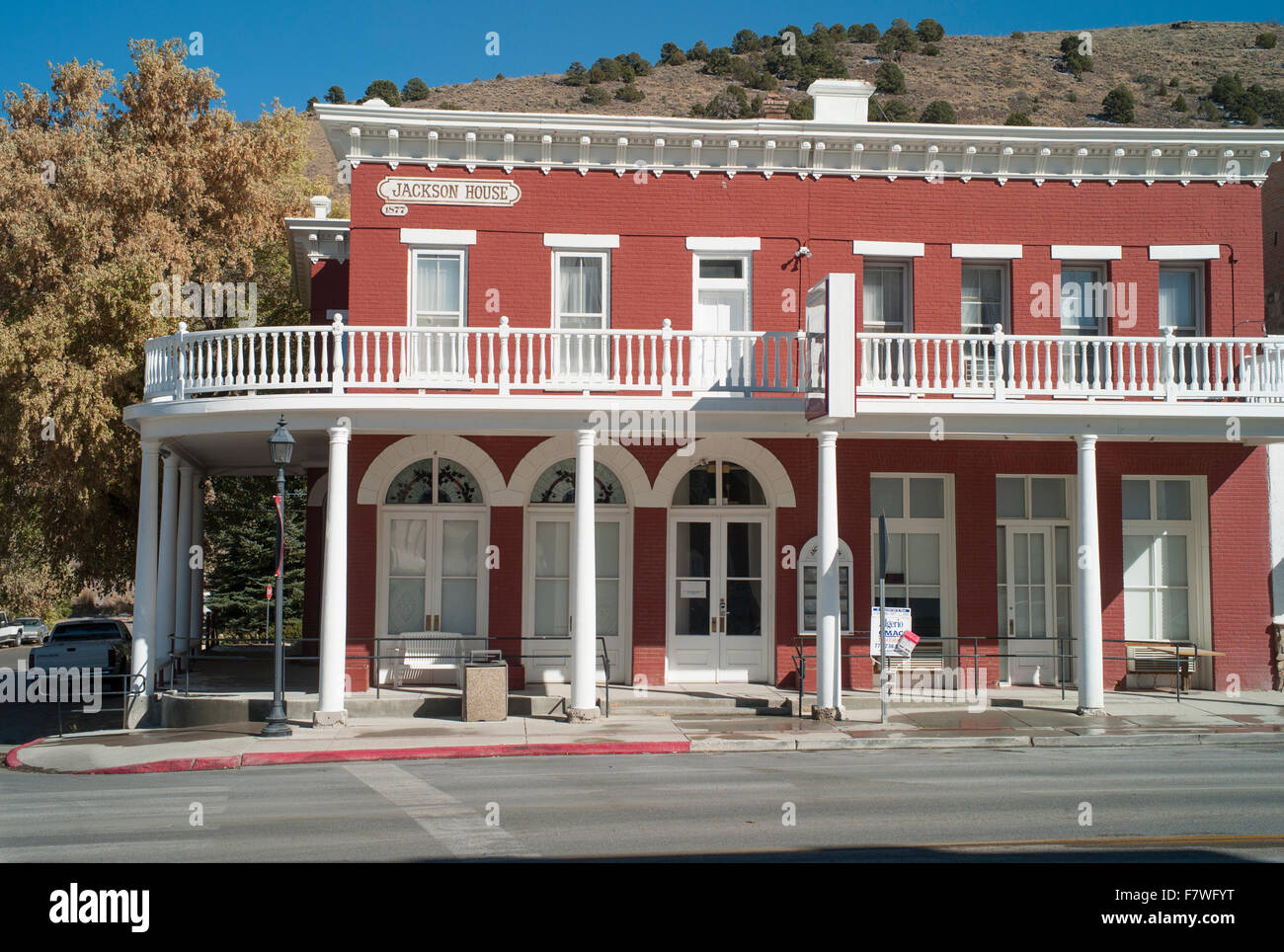 Jackson House Hotel, Eureka, Nevada, Vereinigte Staaten Stockfoto
