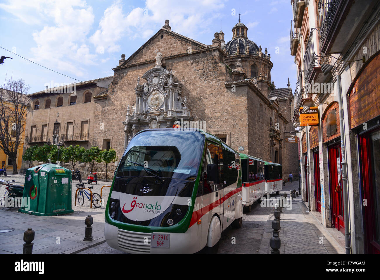 Blick auf die Stadt von Granada, Spanien Stockfoto
