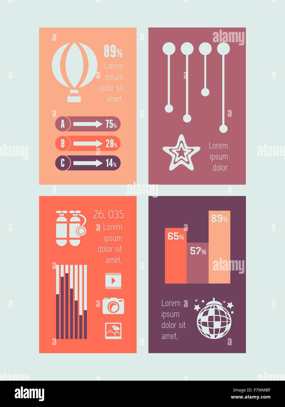 Infografik-Element Stock Vektor