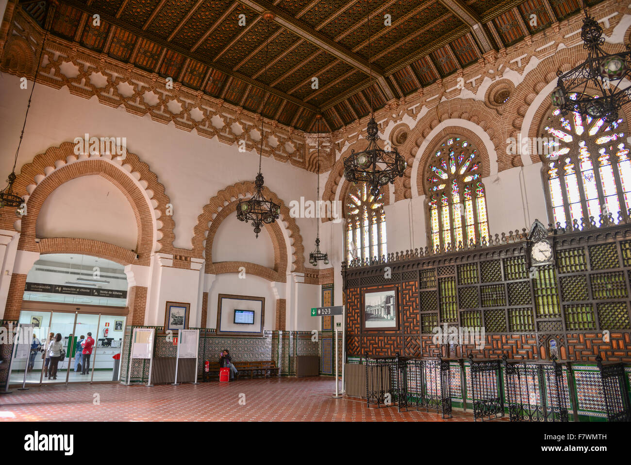 Toledo Bahnhof, Toledo, Spanien Stockfoto