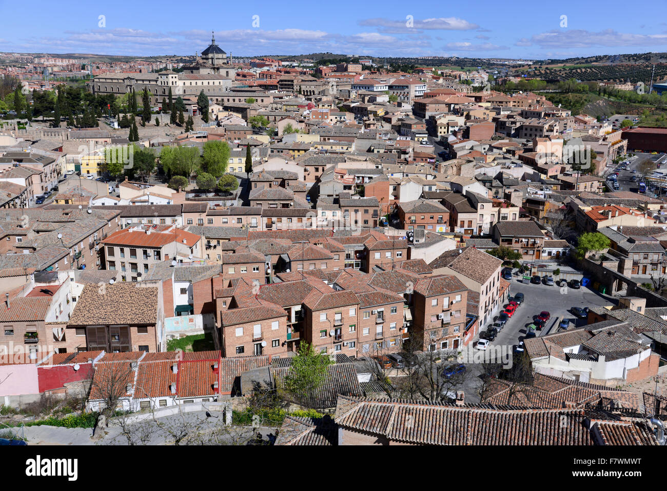 Blick auf die Stadt von Toledo, Spanien Stockfoto
