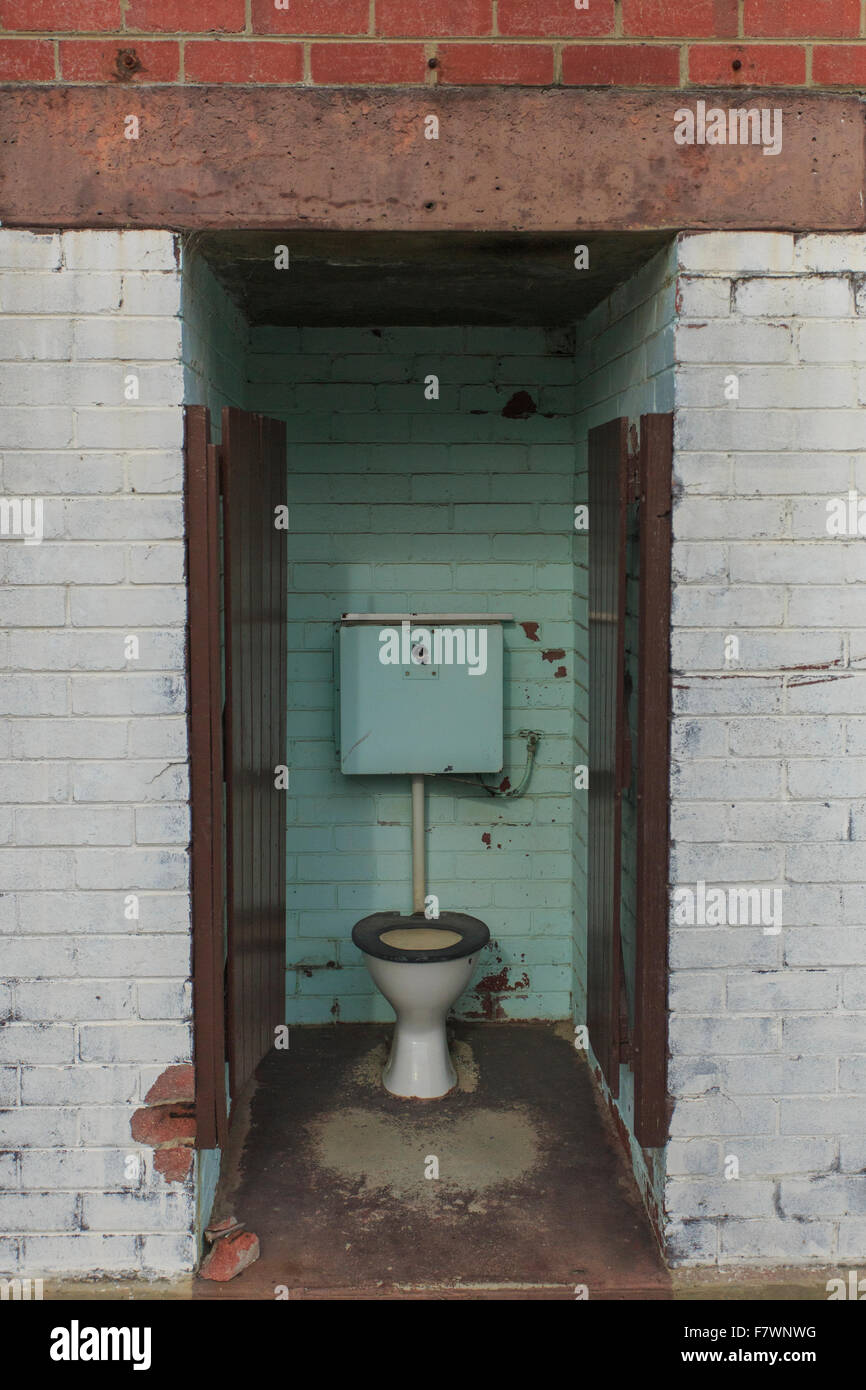 Outdoor-Toilette Stockfoto