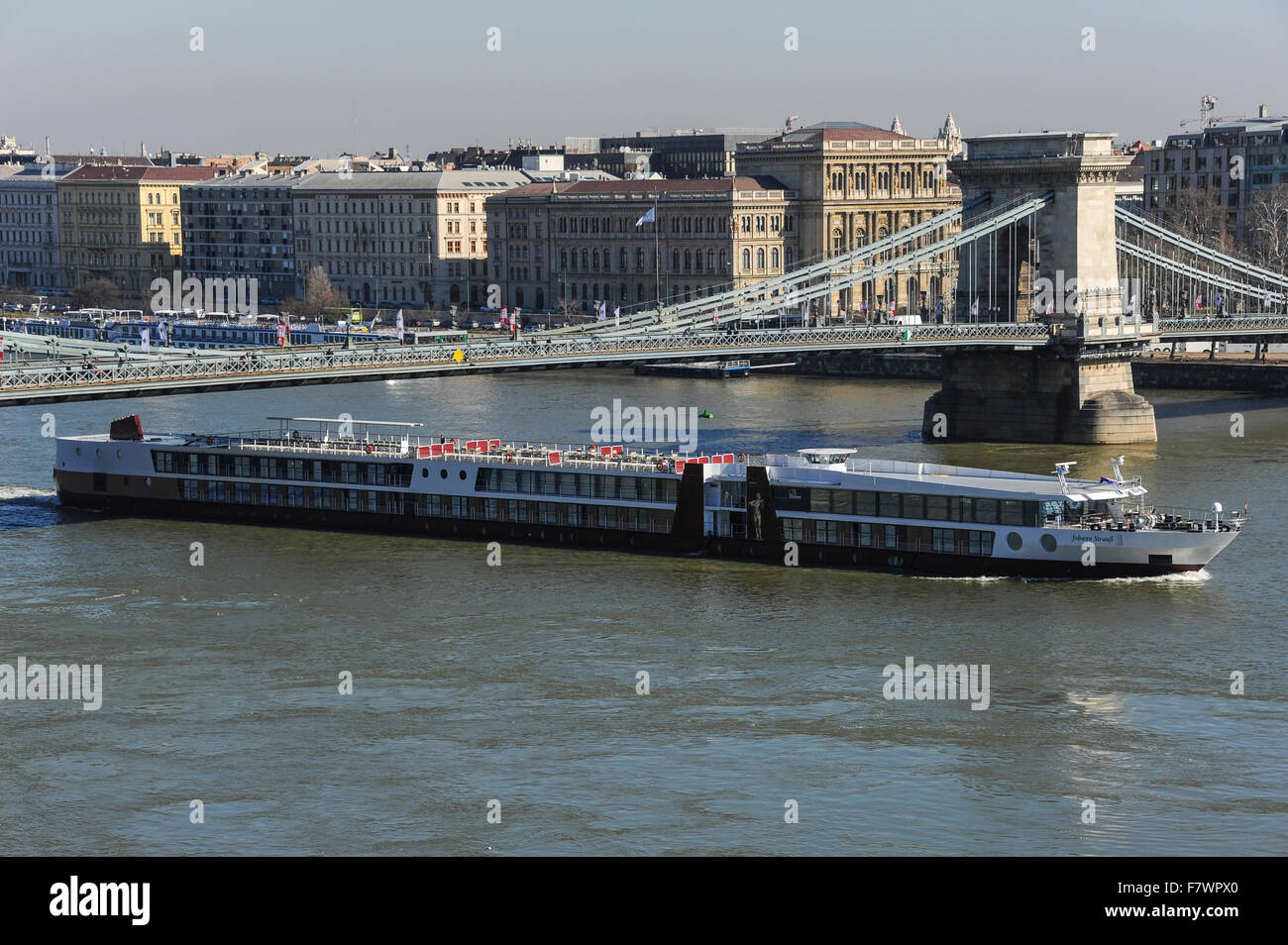 Blick auf die Stadt von Budapest, Ungarn Stockfoto