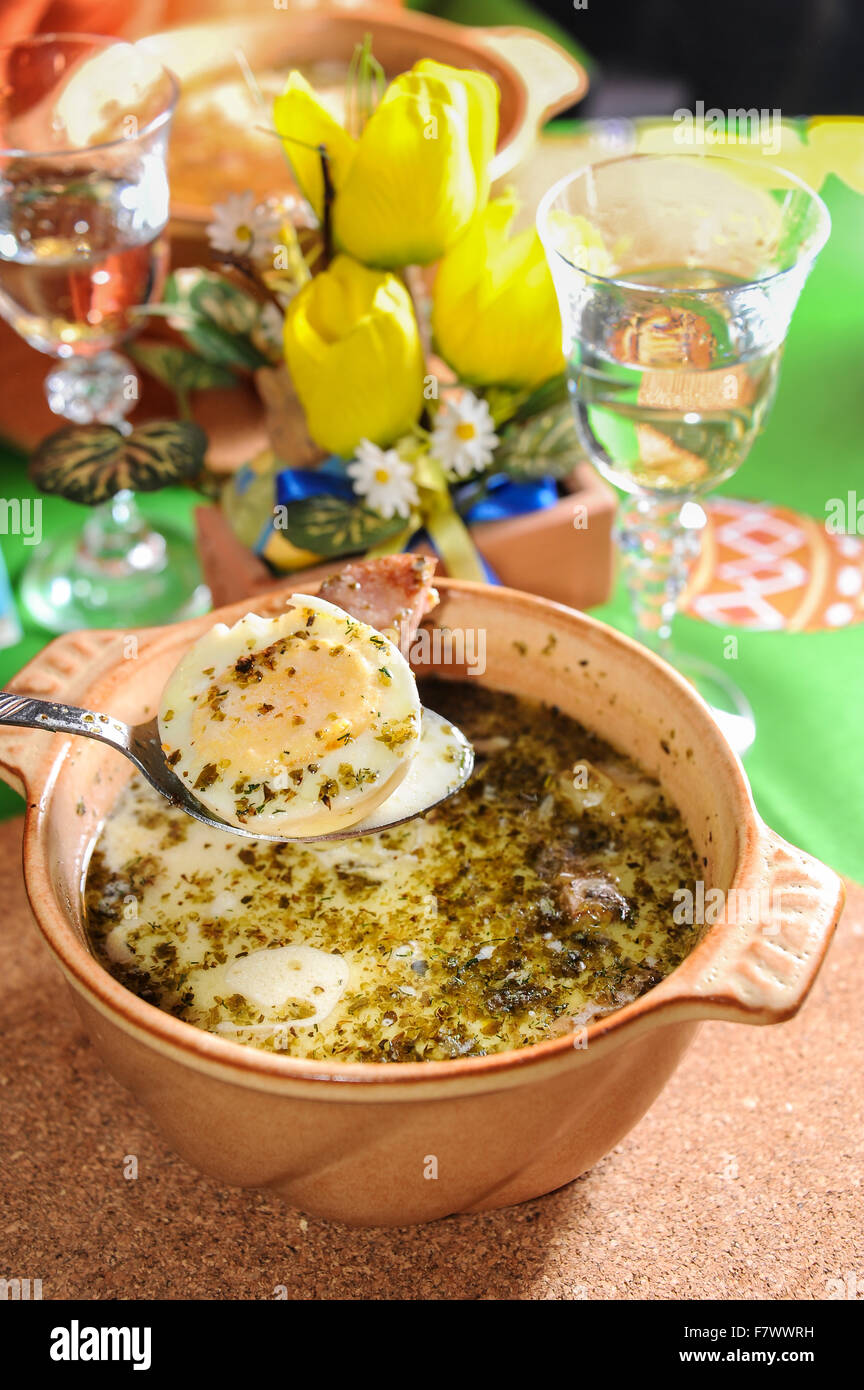 Gekochte Speisen in einem Restaurant in Budapest, Ungarn Stockfoto
