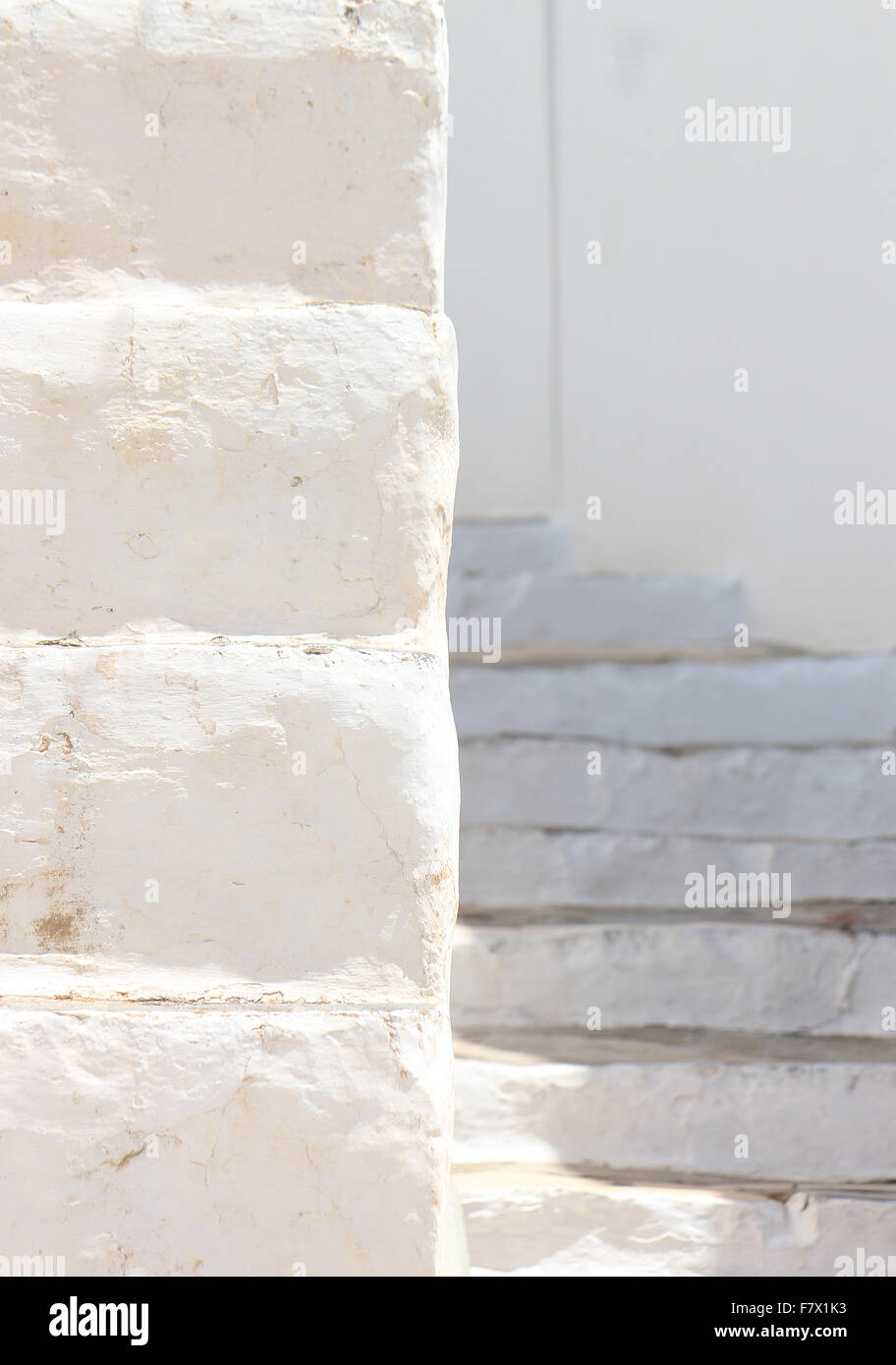 Weiße Treppe, Kykladen, Griechenland Stockfoto