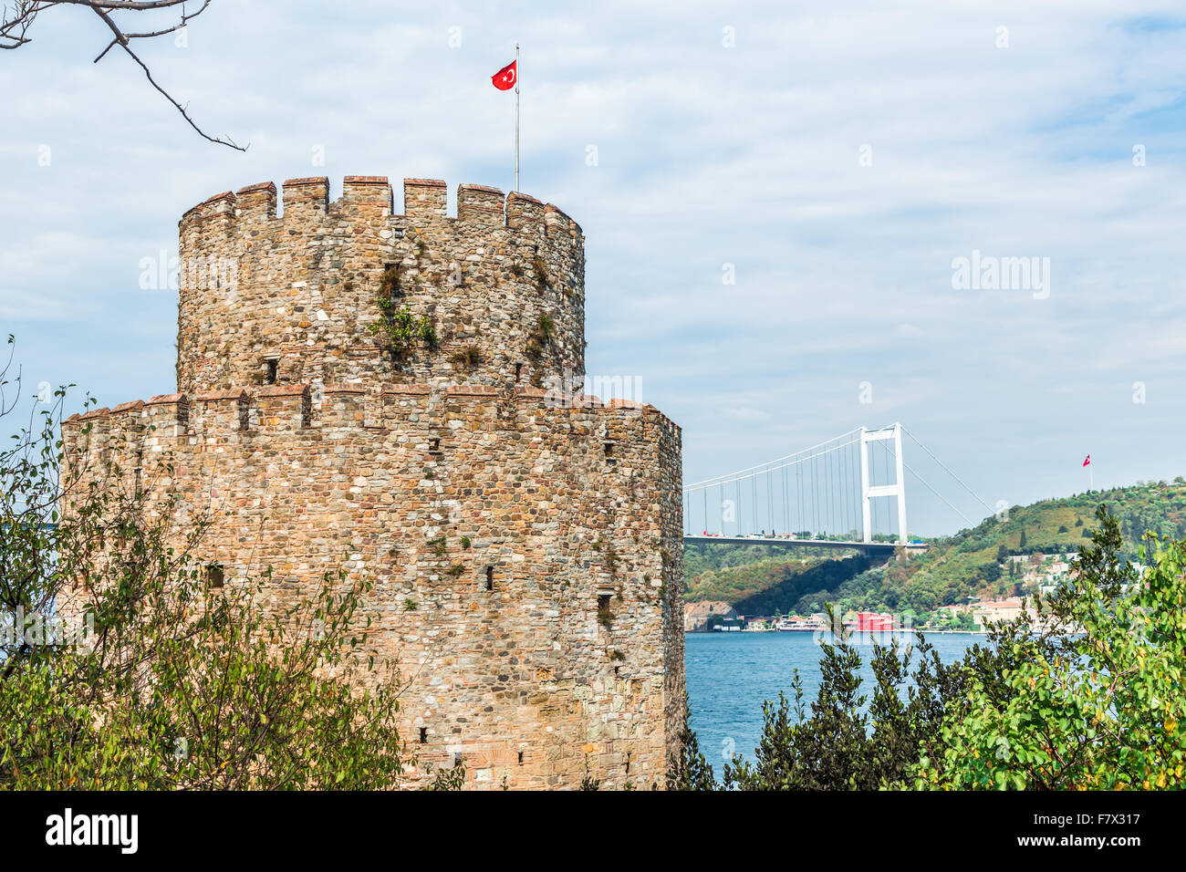 Rumeli Hisari (europäische Festung), Istanbul, Türkei Stockfoto