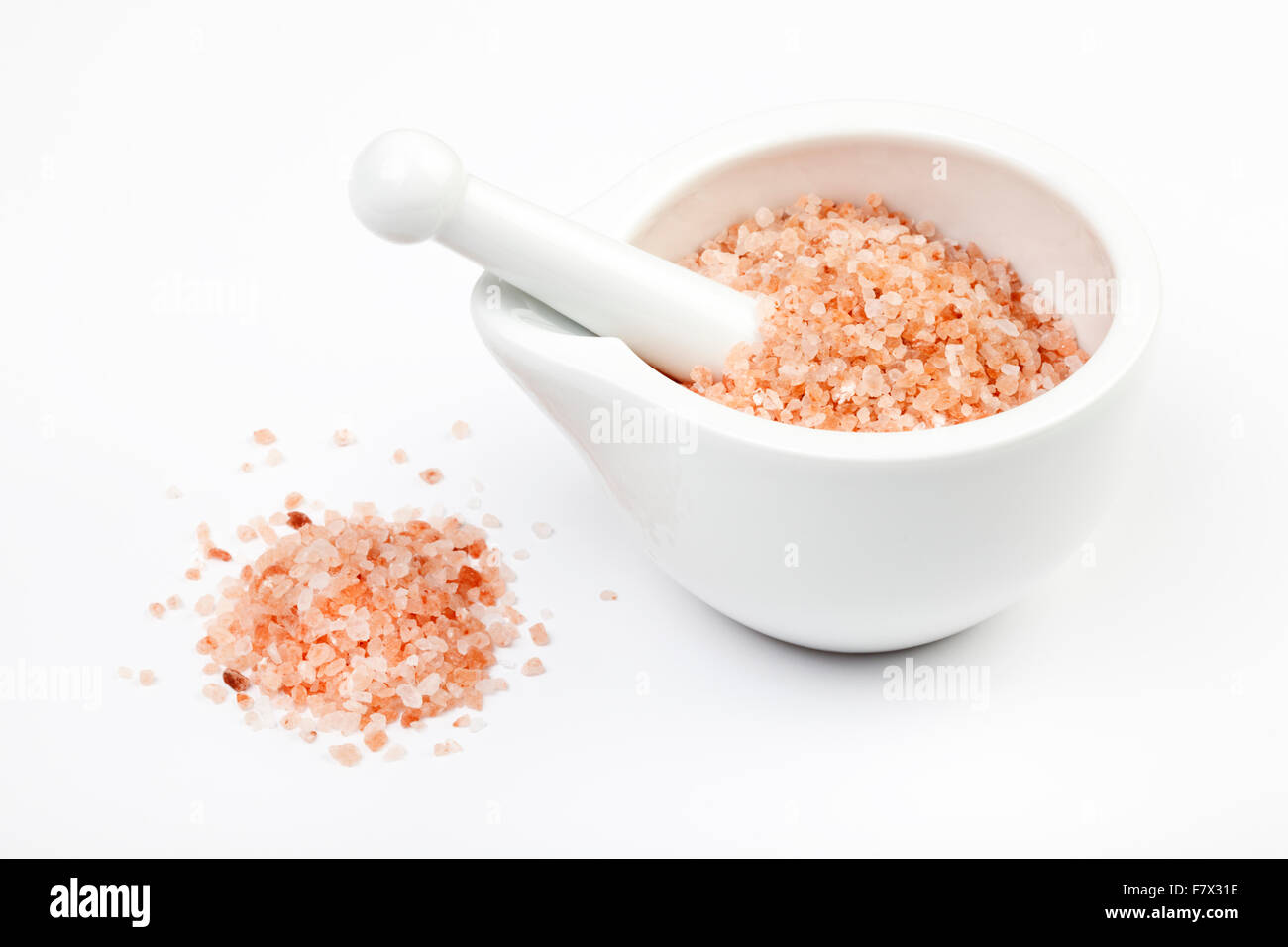 Rosa Himalaya-Salz Stockfoto