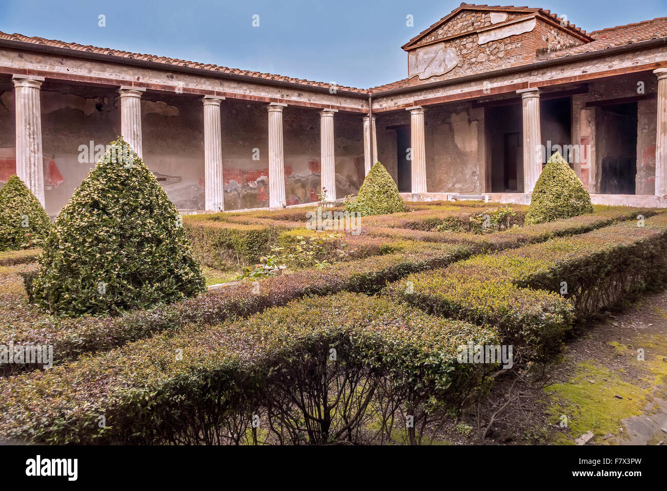 Haus der Menandro Pompeji Kampanien Italien Stockfoto