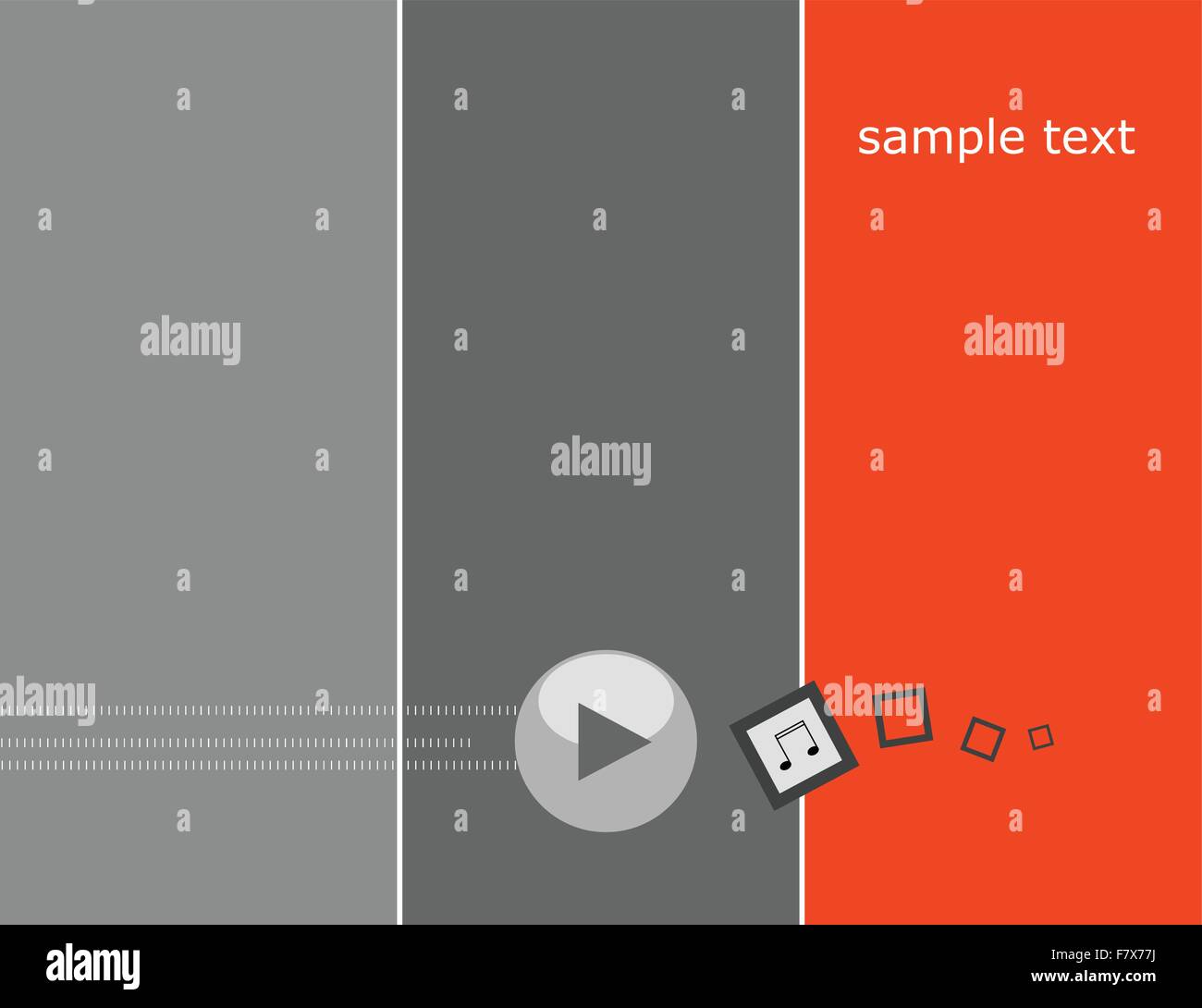 Hintergrundmusik Stock Vektor